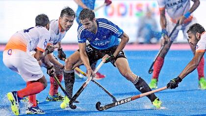 Matías Paredes y el dominio de la bocha en el último partido ante la India