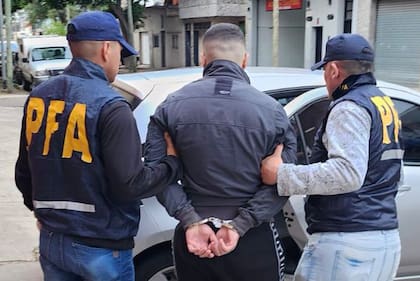 Matías Petrarca fue detenido por personal de la Policía Federal Argentina (PFA)