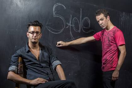 Matías Puricelli y Nicolás Pérez Costa, director y actor