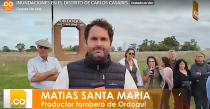 Matías Santa María, productor