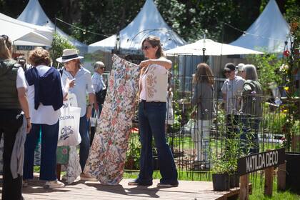 Matilda Deco, uno de los espacios de donde los visitantes se iban con las manos llenas de manteles con estampas naturales.