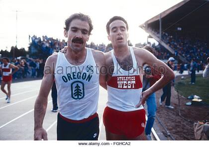 Matt Centrowitz padre y Alberto Salazar