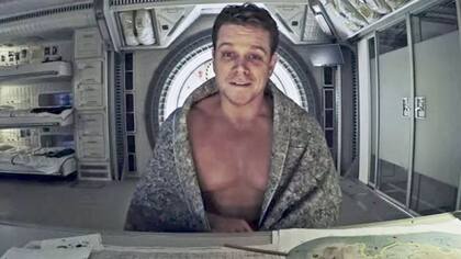 Un momento de alta emotividad protagonizado por Matt Damon durante el tramo de Misión rescate en el que su personaje permanece completamente solo sobre la superficie de Marte