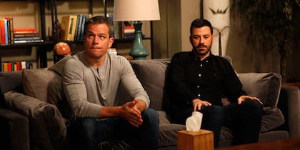 Matt Damon y Jimmy Kimmel, enemigos públicos, amigos íntimos