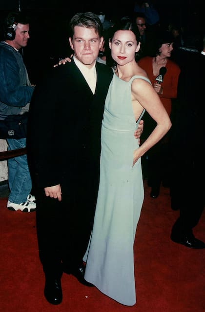 Matt Damon y Minnie Driver estuvieron juntos durante dos años, hasta que él anunció por televisión que el romance había terminado