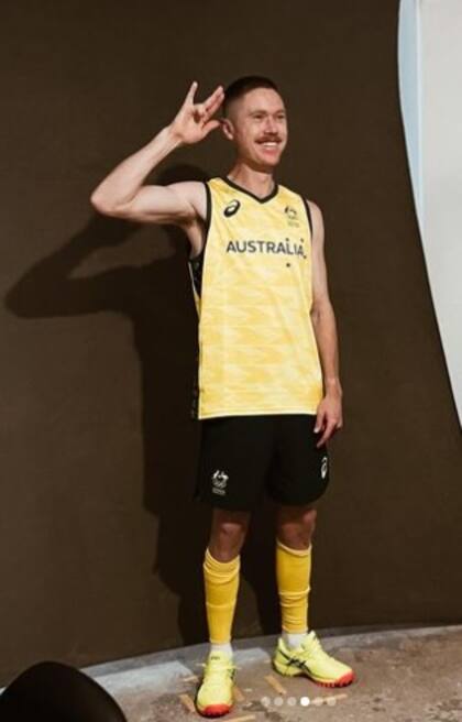 Matt Dawson, durante las fotos oficiales de Australia, antes del debut en París 2024