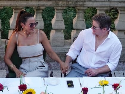 Matt y Luciana se toman un descanso en el Rocco Forte Hotel De Russie, en plena capital italiana.