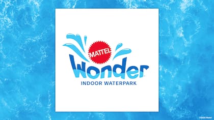 Mattel no ha revelado cómo se verá su parque acuático; solo compartieron el logo del lugar (Mattel)