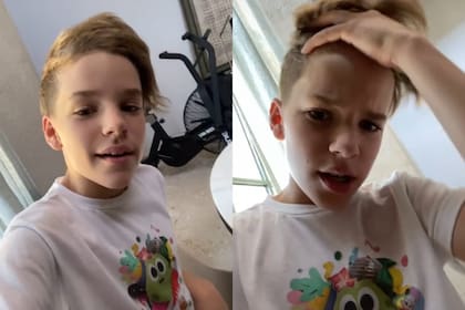 Matteo Martin también aparece en los videos de su hermano