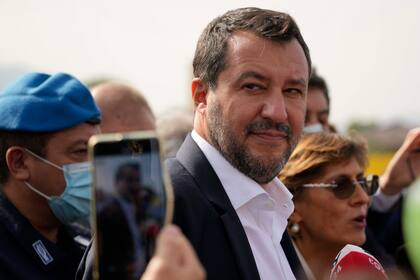 Matteo Salvini ha sido siempre un admirador de Putin y se ha mostrado contrario a las sanciones contra Rusia y al envío de armas a Ucrania