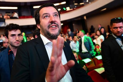 Matteo Salvini, ministro del Interior y líder de la xenófoba Liga