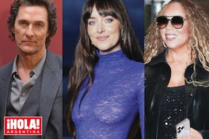 Matthew McConaughey y su mujer en Londres, el vestido “desnudo” de Dakota Johnson y una gótica Mariah Carey
