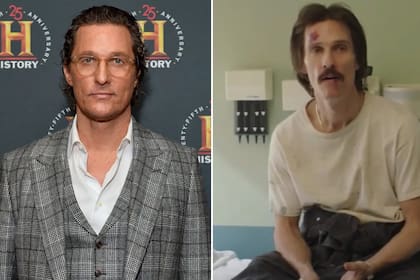 Matthew McConaughey en El club de los desahuciados (Dallas Buyers Club) como un enfermo terminal de SIDA