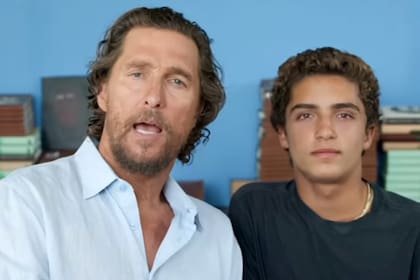 Matthew McConaughey y su hijo Levi
