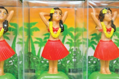 Las famosas muñequitas que bailan hula en Maui