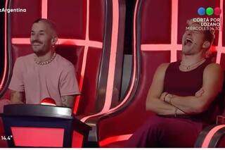Mau y Ricky se tentaron en La Voz Argentina y Lali los mandó al frente