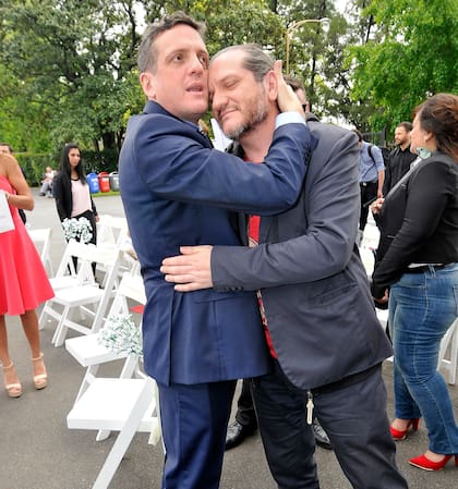 El periodista de C5N junto a su hermano, el filósofo Darío Sztajnszajber