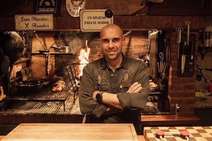 Mauricio Ballato, participante del Campeonato Federal del Asado 2022. Foto/Instagram: @mauricioballato