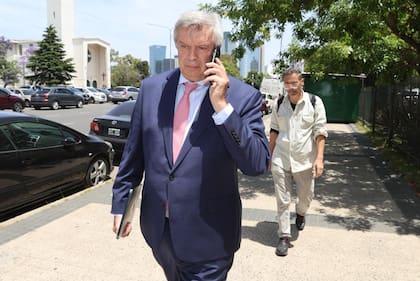 Mauricio D'Alessandro, al llegar a Comodoro Py: es el tercer abogado defensor que tiene Diego Spagnuolo