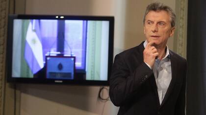 El presidente Mauricio Macri