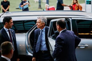 Mauricio Macri, durante la cumbre anual del JP Morgan en Buenos Aires