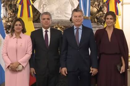 Mauricio Macri ya había recibido a Iván Duque en la Casa Rosada durante su presidencia
