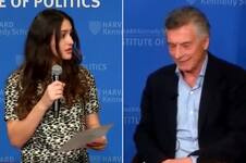La irónica reacción de Macri en Harvard ante una equivocación de la presentadora