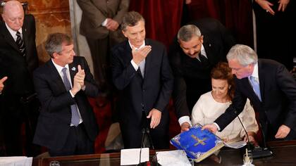 Mauricio Macri en el Congreso