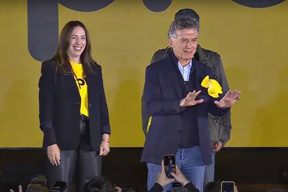 Mauricio Macri en el acto del Pro