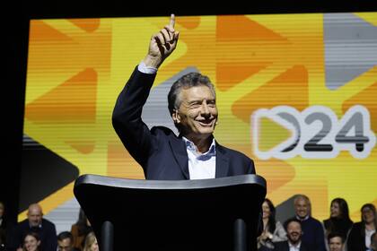 Mauricio Macri, en el relanzamiento de Pro