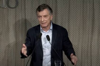 Mauricio Macri en la Bolsa de Comercio de Córdoba