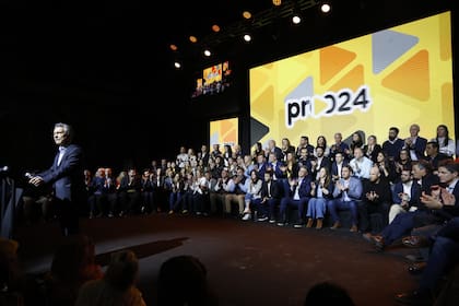 Mauricio Macri en la convención del Pro