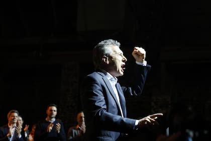 Mauricio Macri en la convención del Pro