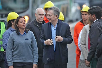 Mauricio Macri, en la inauguración del Paseo del Bajo