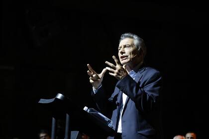 Mauricio Macri en la última convención del Pro