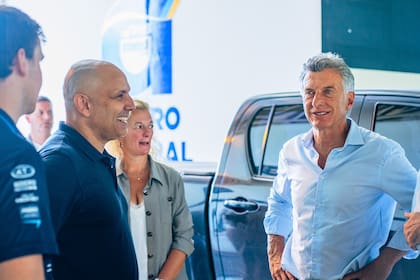 Mauricio Macri, en su visita a Arrecifes