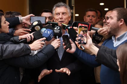 Mauricio Macri encabeza un encuentro con los candidatos del PRO para manifestar su apoyo