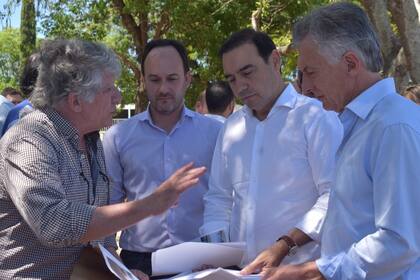 Mauricio Macri estuvo de recorrida por Corrientes junto con el gobernador Gustavo Valdés