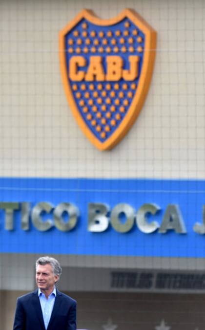 Mauricio Macri estuvo presente en la inauguración del predio de Boca en Ezeiza