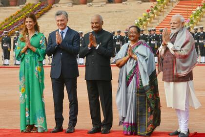 Visita de Estado a la India de Mauricio Macri en 2019.