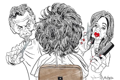 Mauricio Macri, Javier Milei y Cristina Kirchner