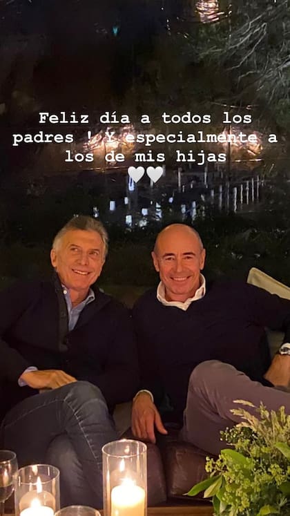Mauricio Macri junto a Bruno Barbier