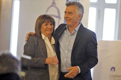 Mauricio Macri junto a Patricia Bullrich