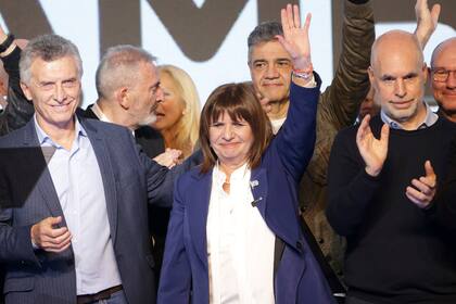Mauricio Macri, Patricia Bullrich y Horacio Rodríguez Larreta