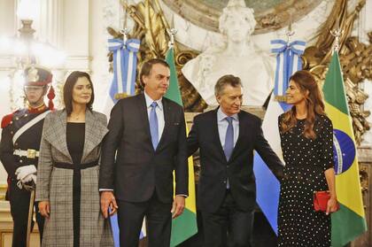 Mauricio Macri recibió al presidente de Brasil, Jair Bolsonaro