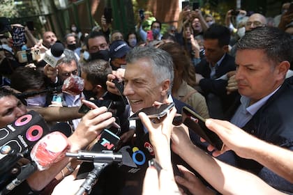 Mauricio Macri votó en una escuela de Palermo