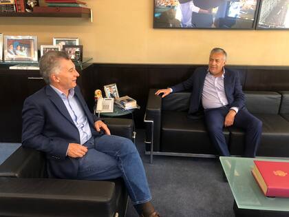 Mauricio Macri y Alfredo Cornejo se reunieron el martes en Olivos