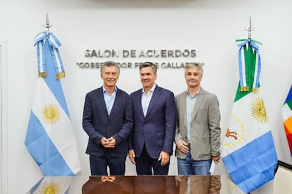Mauricio Macri y el diputado nacional Fernando De Andreis (Pro) se reunieron con el gobernador de Chaco, Leandro Zdero