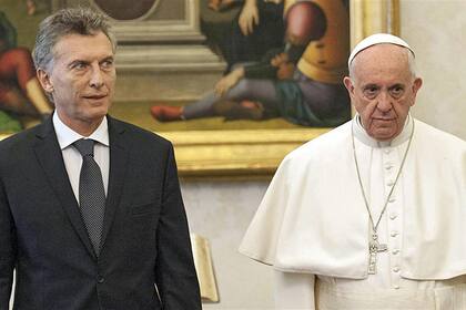 Mauricio Macri y el papa Francisco