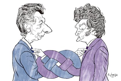 Mauricio Macri y Javier Milei